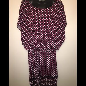 White House Black Market XL belted dress